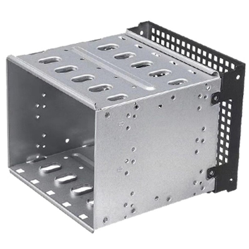 5,25 zoll zu 5X 3,5 Zoll SATA HDD Festplatte Käfig Rack für PC Liefert Edelstahl Tray Caddy Adapter