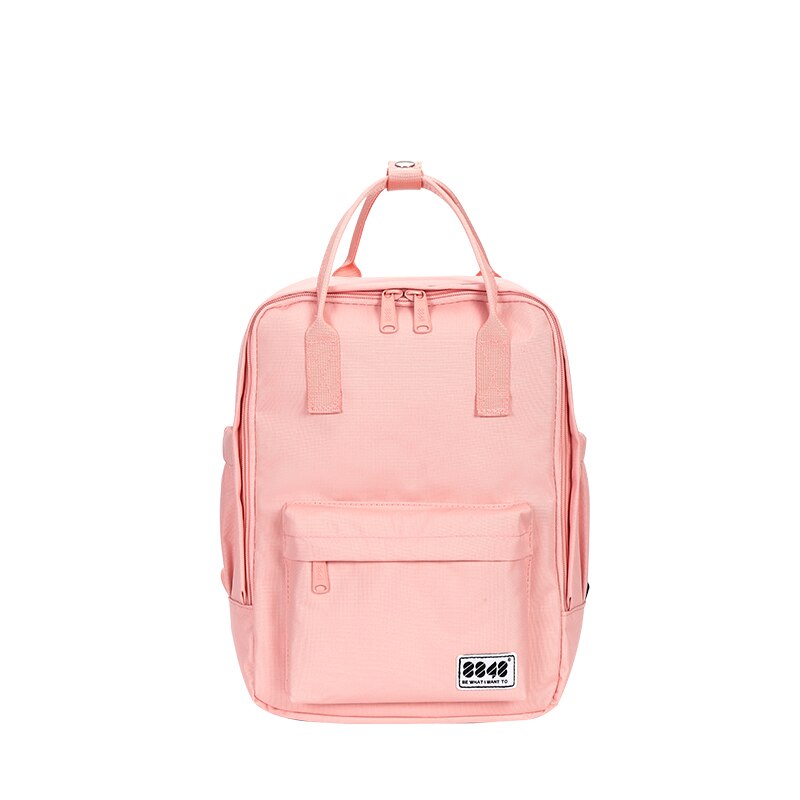 Donne Zaini di Tela di canapa di Colore Della Caramella Impermeabile Borse Da Scuola Per Le Ragazze adolescenti Zaini Laptop Borsa A Tracolla Nuovo 2019 003-008-004: 018