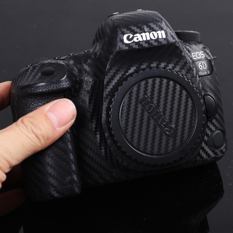 Anti-repa kamerahus kolfiberfilmskal för canon eos 5d markiv 5 div 80d 90d 5 diii 5 d 2 6d m6ii 77d skyddsdekal