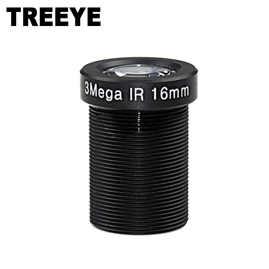 HD 16mm lens 3.0 Megapixel M12 CCTV Lens IR Filter1/2.5 "IP camera lens Bewakingscamera Lens