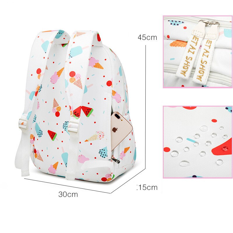 Sacos De escola Para Meninos Meninas Mochilas À Prova D' Água saco de Livro Infantil Crianças Saco de Ombro Mochila Mochila Mochila Escolar