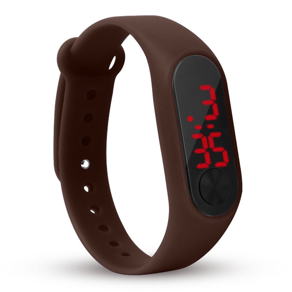 Led elektronische digitale armbandhorloges casual sporthorloge snoepkleurige siliconen koppels polshorloge: 14