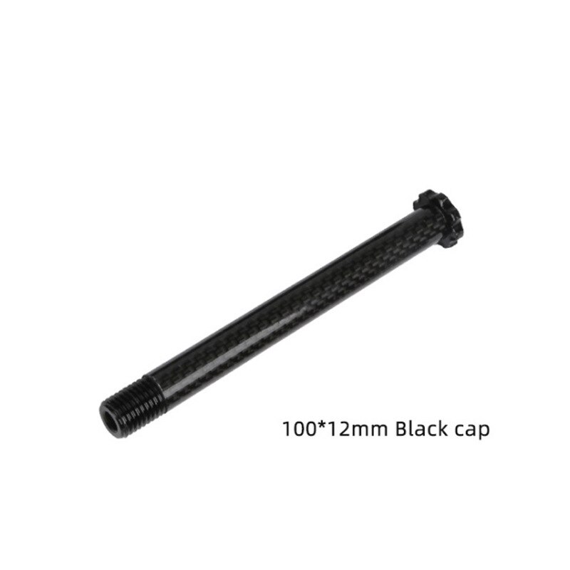 Fiets Voorwielas Adapter Steekas 12Mm 15Mm Vork Thru Snelspanners Converteren Mtb Racefiets Quick release Quick: 100 12MM Black