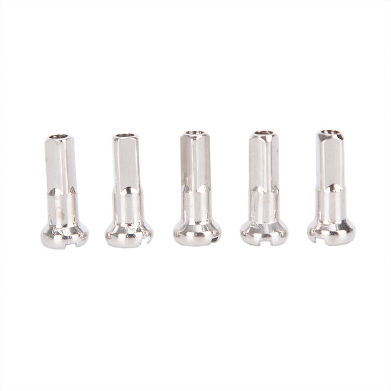 72 Pcs Multicolor Alloy Bike Wheel Spoke Nipples Mountain Bike Cycling Spokes Nipples For Bicycle Wheel 1.5cm x 0.6cm: sliver