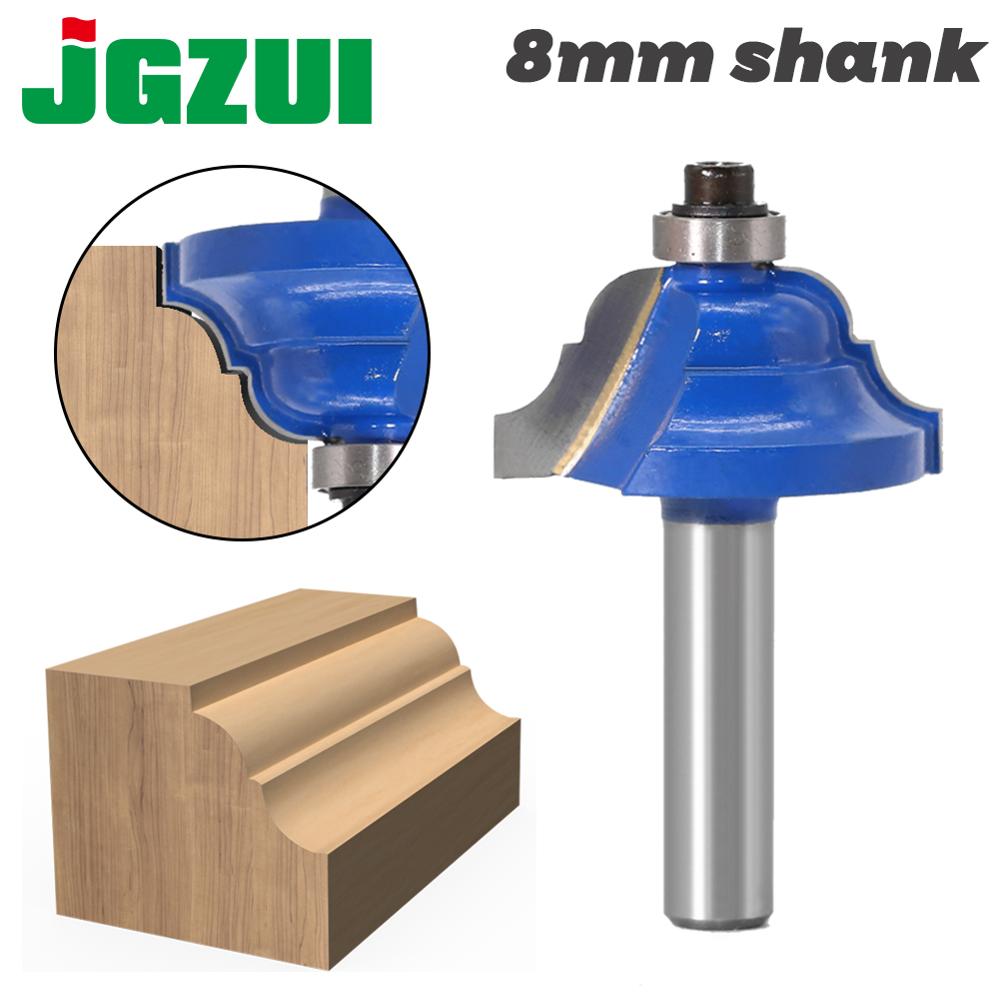 1pc Double Roman Ogee Edging Router Bit - Large - 8mm shank Dovetail Router Bit Cutter wood working