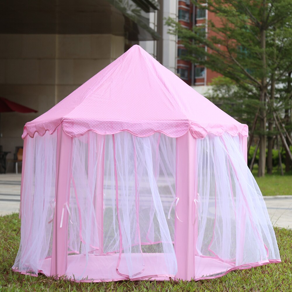 Portable Princess Castle Play Tent Activity Fairy House Camping Traveling Foldable,Sports Playhouses Outdoor Waterproof