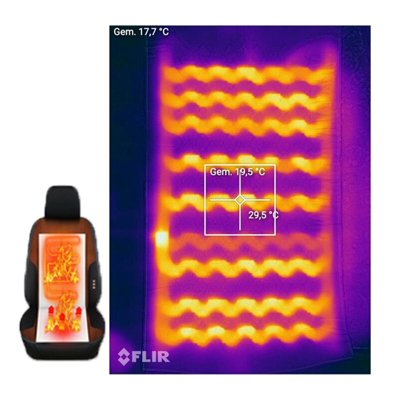 Universele 12V Auto Stoelverwarming Koolstofvezel Warmte Pads Set 5 Niveaus Digitale Display Schakelaar Dual Control Systeem Met harness Kit