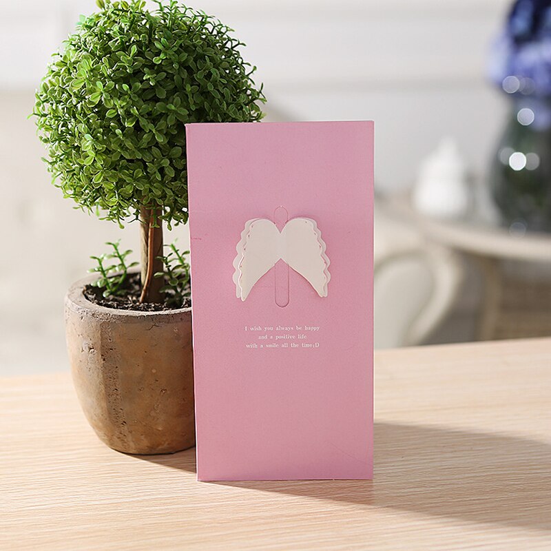 Wings of love gratulasjonskort valentinsdag farsdag tanabata kjærlighet hilsen invitasjonskort arrangement og festutstyr