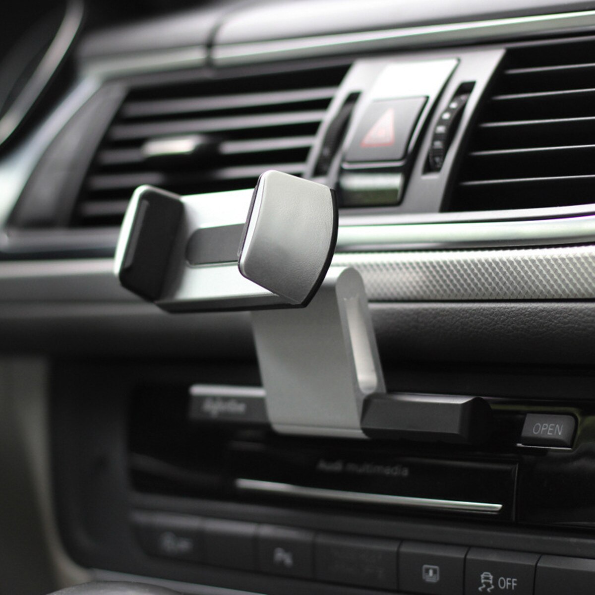 Aluminium Auto CD Slot Halterung Wiege Halfter Universal- praktisch Ständer Halfter Halterung für iPhone X für Samsung GPS Auto Halfter