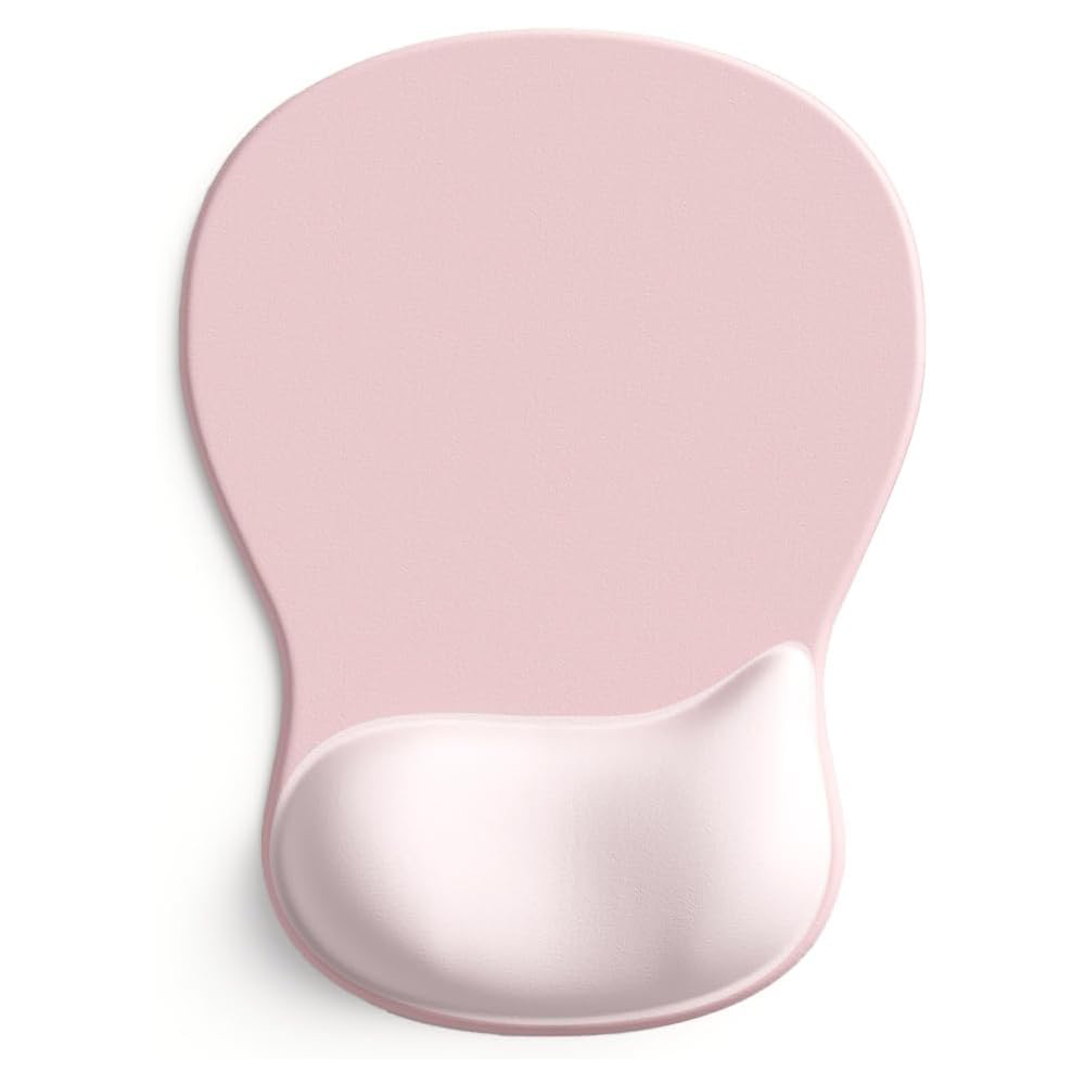 Kantoor Muismat Met Gel Polssteun Ergonomische Gaming Desktop Muismat Polssteun Voor Pc Laptop Computer Ondersteuning: Roze