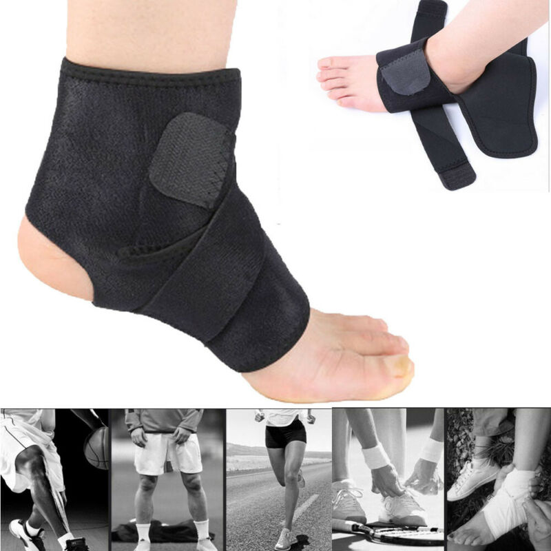 Medische Enkel Ondersteuning Strap Compressie Wrap Bandage Brace Neopreen Sport voet