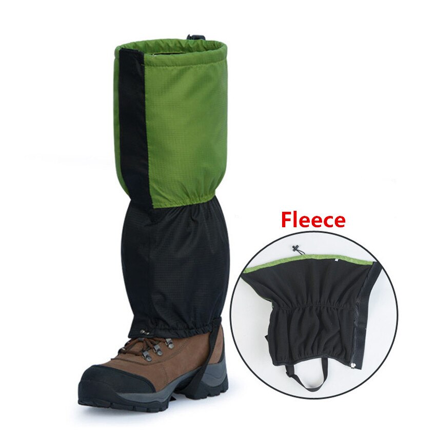 Guêtre imperméable pour homme et femme, jambières de neige, en molleton, pour sports de plein air, randonnée, escalade, cyclisme, VK037