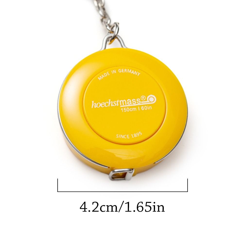 1M/1.5M Meet Liniaal Intrekbaar Centimeter Inch Rolband Mini Sleutelhanger Meetlint Kleermaker Draagbaar Naai Meetinstrument