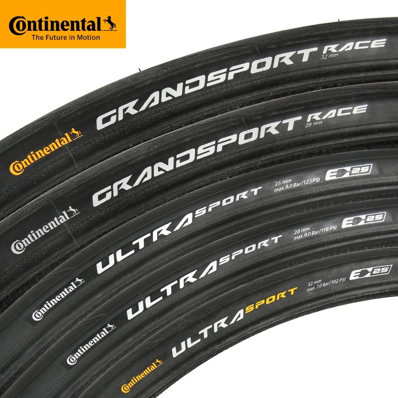 kontinental Ultra Sport III Fahrrad-Straßenreifen, 700 x 25 C, 28 C, 32 C, ULTRASport, kein Faltrad, Glatze, Draht, Perlenreifen, 180 TPI