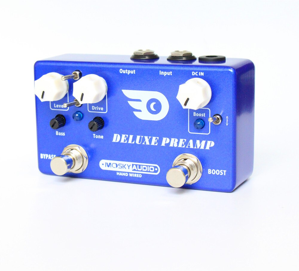 Hand-Made AMP TUBE / DELUXE PREAMP guitar effect pedal Boost And Overdrive 2 effects in 1 with true bypass