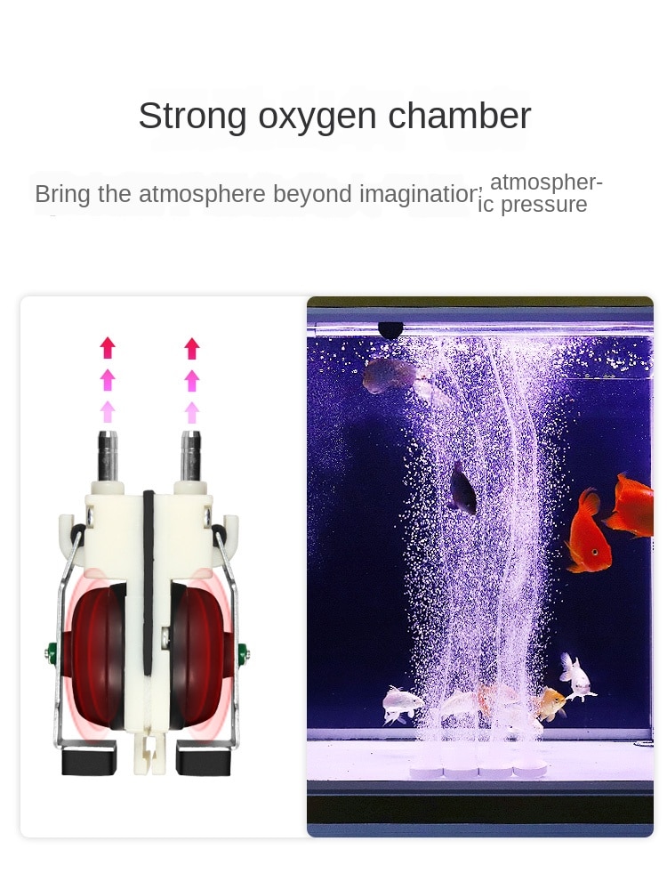 Regulating Fish Tank oxygen-increasing pump mute machine small oxygen-making machine for fish farming aquarium air pump