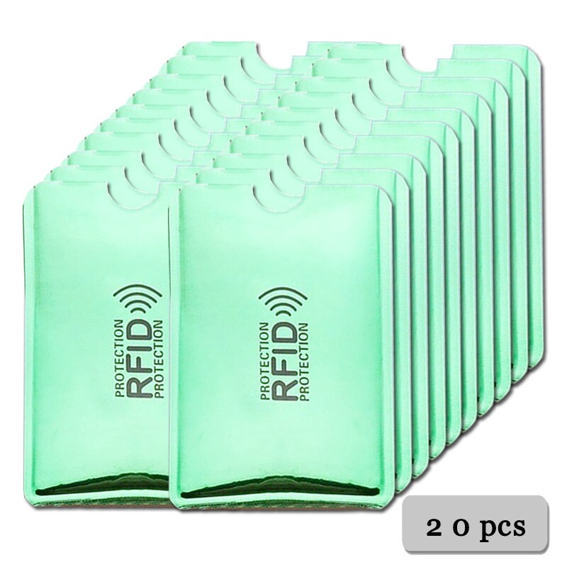 Anti Rfid Kaarthouder Portemonnee Blokkeren Reader Lock Bank Kaarthouder Id Bank Card Case Aluminium Bescherming