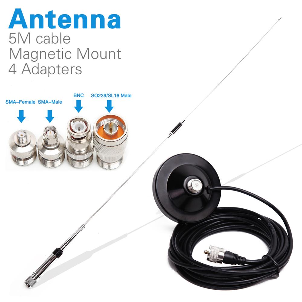 Nagoya NL-770R Dual Band VHF/UHF 144/430MHz 3.0/5.5 dBi High Gain NL 770R Car Radio Mobile/Station Antenna SL16-J/M Male PL-259