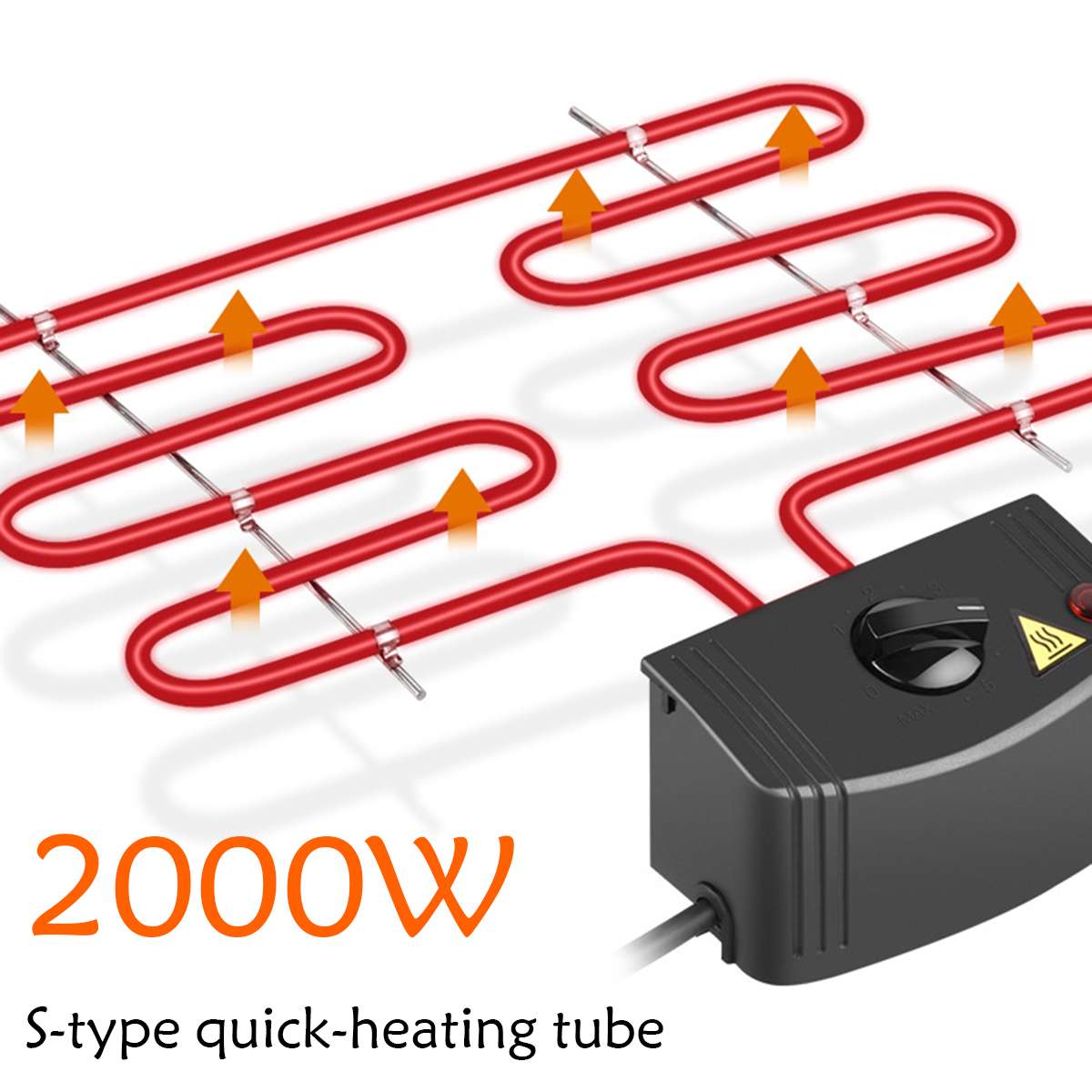 2000W Electric BBQ Grill Smokeless Barbecue Machine Household Indoor 5-Level Temperature Table Top Smokeless Tool for Camping