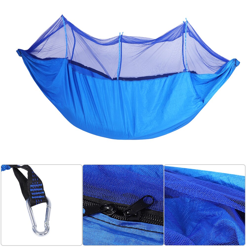 Hammock Hanging Bed Swing Anti-Bug Mesh Net 210T Nylon Portable Outdoor Lightweight
