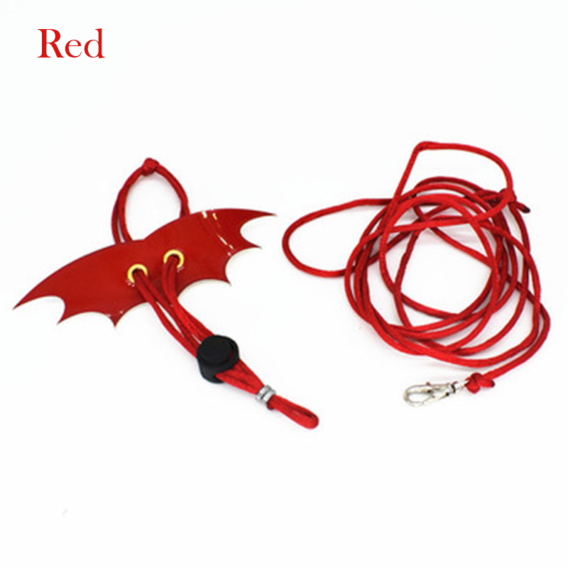 Pet Leash Lizard Towing Rope Small Squirrel Green Iguana Lion Lizard Reptile Collar Out Towing Rope To Prevent Escape Pet suppli: Red / S
