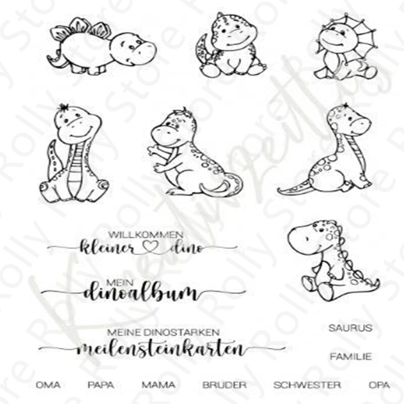 German Easter Bunny Clear Stamps For DIY Scrapbooking Crafts Stencils Maker Photo Album Template Handmade Decoration 2022: 7