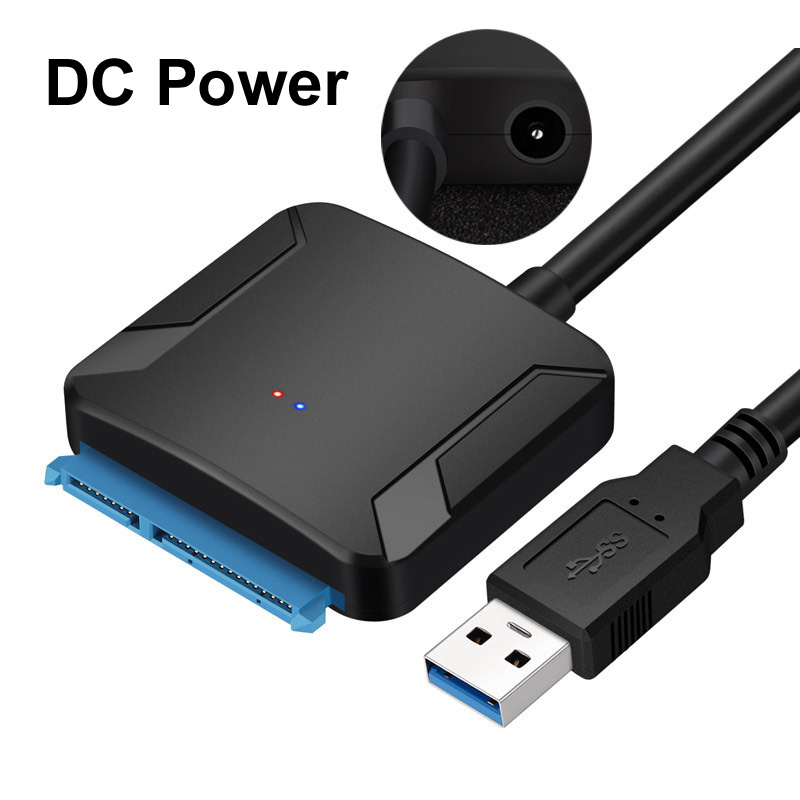 Usb 3.0 Een TYPE-C Naar Sata Kabel Sata Iii Harde Schijf Adapter Converter Voor 3.5/2.5 Inch Externe Hdd ssd 12V/2A Power Adapter