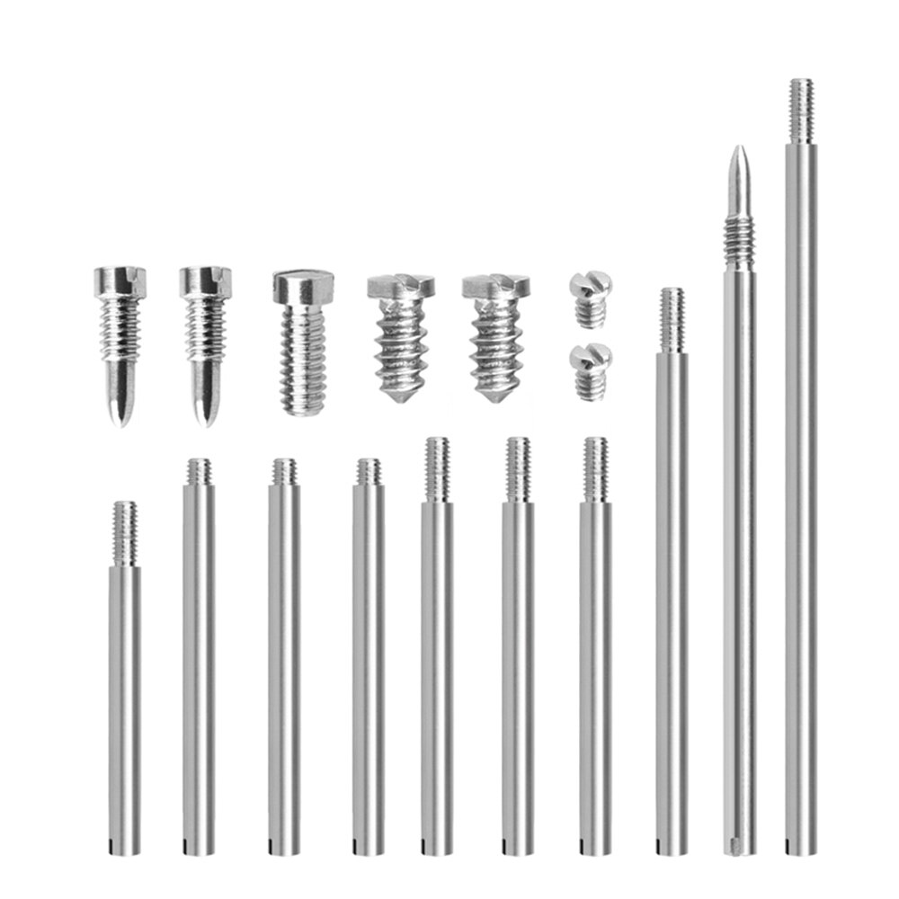 Clarinet Accessories Set 14pcs Threaded Shaft Lever 20pcs Screws Wind Instrument Repair Parts