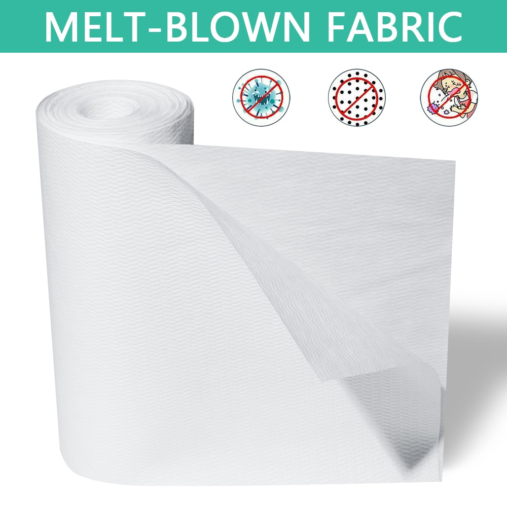 FAST 5M DIY Anti-splash Waterproof Layer Fabric Mouth Face Craft Melt-blown Filter Nonwoven Filter Skin-friendly Cloth