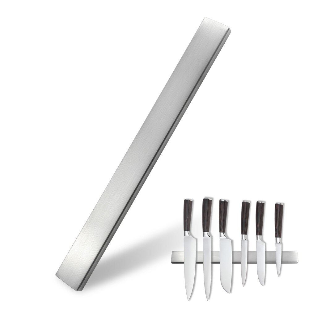 Juego de cuchillos Damasco de acero inoxidable 3cr13, utensilio de cocina para cortar pan, Santoku, Chef, accesorio de cocina: Magnetic Holder