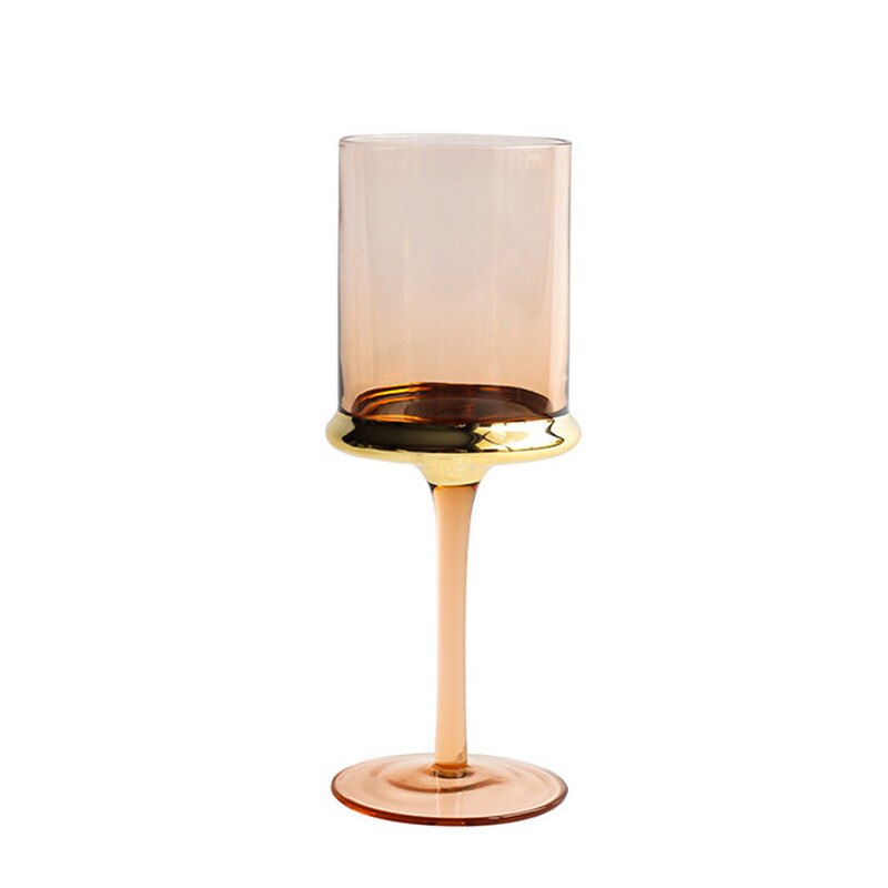 1 pc japanska stylegold glas vin öl glas dagligen champagne vin glas bägare juice kopp hushåll