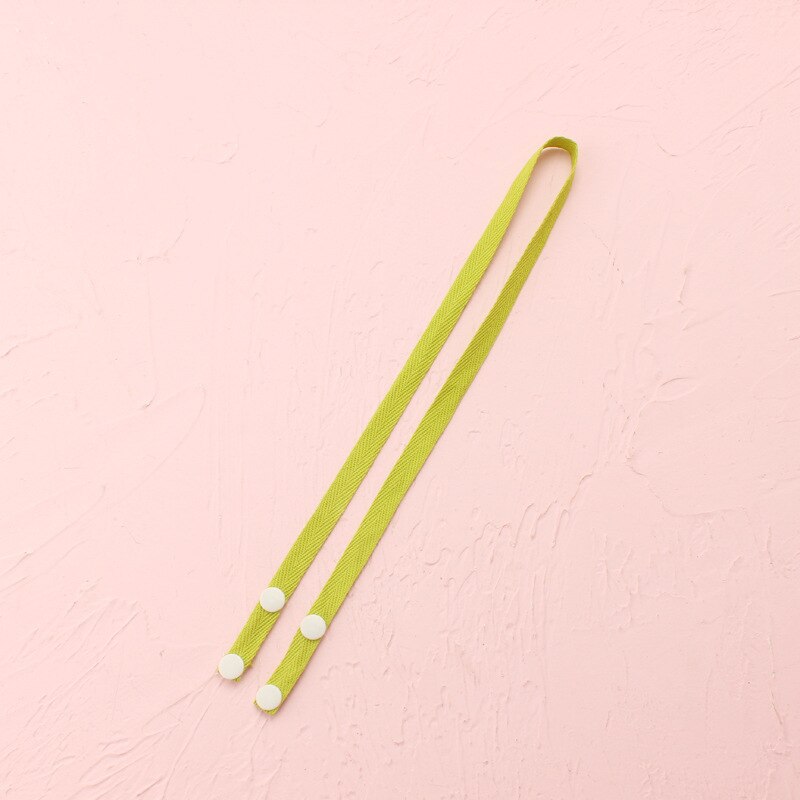 Cuerda colgante para mascarilla, cordón de Color sólido para máscara facial, soporte de cadena sin huellas para colgar en la oreja, para exteriores, para niños y adultos: 14