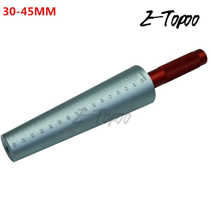 1-6.5mm 3-15mm 15-30mm 30-45mm Conical Feeler Gauge Taper Cone Cylinder Gauge For Measuring Hole Size Diameter Taper Gauge tool: 30-45