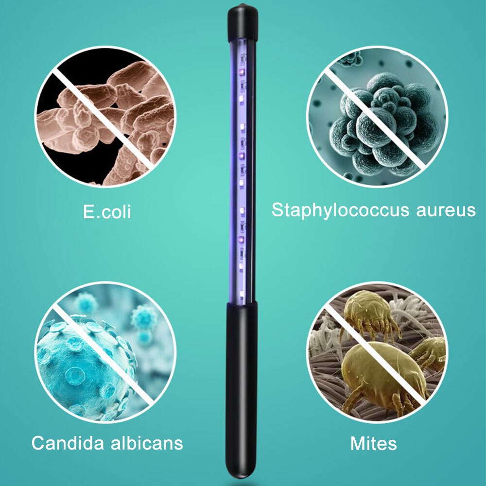 3W/5W Draagbare Kleine Uv Lamp Usb Power Kiemdodende Sterilisatie Lamp Hotel Home Reizen Ultraviolet Desinfectie Lamp