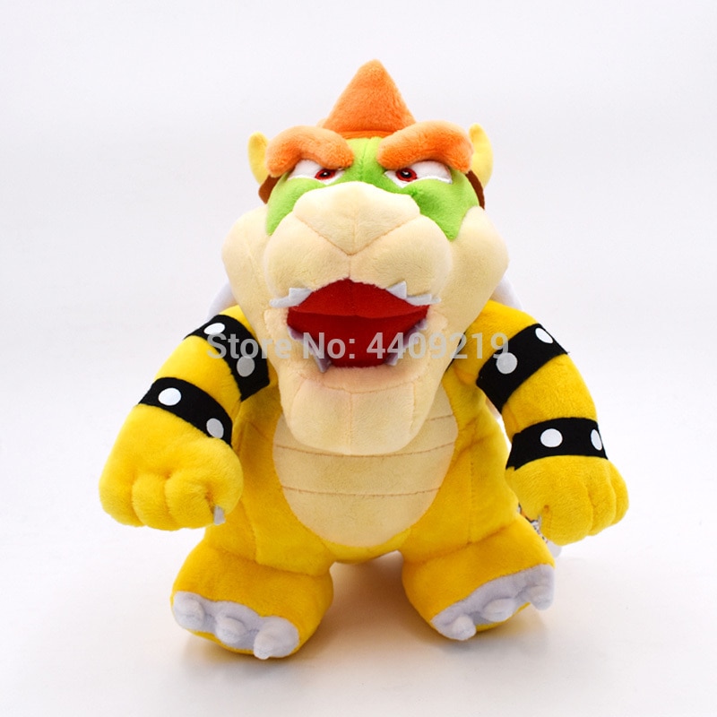 Super Mario Bros Bowser Stand Koopa Chucky Odyssey Wedding Princess Luigi Toadette Darkness Fly Mario Plush Toy Stuffed Doll: 25CMBowser