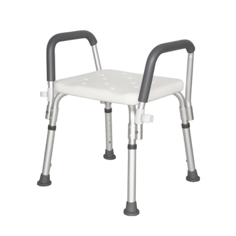 aluminium legering bad commode stoel plastic douche bench bad stoel voor ouderen en zwangere vrouwen