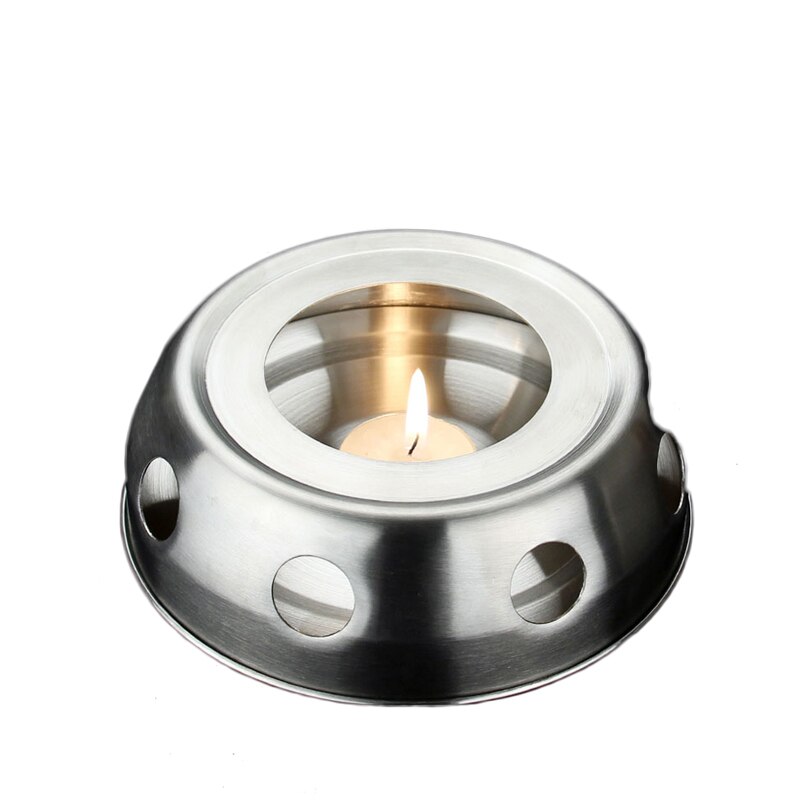 Edelstahl Teekanne Untersetzer Alkohol Kerze Heizung Kaffee Milch Warme Herde Tee-einstellen Tee Topf Halfter Regal Basis Teegeschirr Tee Hersteller