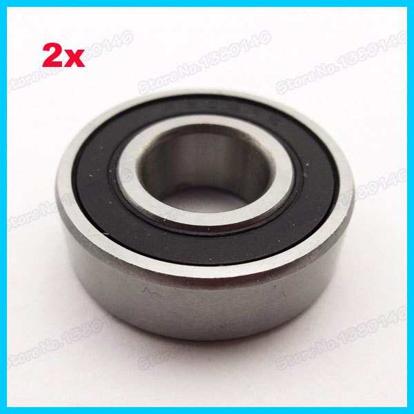 2x Pit Dirt Bike Rubber Sealed Ball Bearing 6202 RS For ATV Quad Scooter Go Kart SDG Wheel 15mm Axle