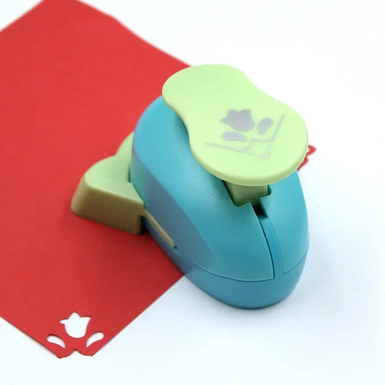 Gjør-det-selv hjørnestanser pregepapir hjørnekutter håndverksklipper hullstanser for utklippsbok papirhåndverk hullstanser: Militærgrønn