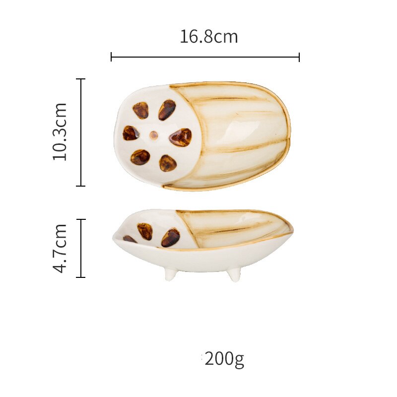 Forma vegetal porcelana louça uso doméstico salada tigela sobremesa alface prato criativo moda cerâmica utensílios de mesa: C