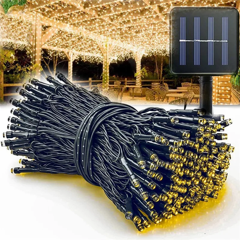 30 Led chaîne solaire lumière fée jardin étanche lampe extérieure 6V guirlande pour fête de décoration de la maison