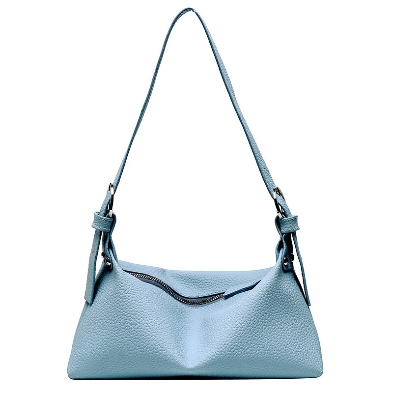 Retro dam axelväska populär trendig enkel designr dam handväska dam solid hobos tygväska med mjukt fodral