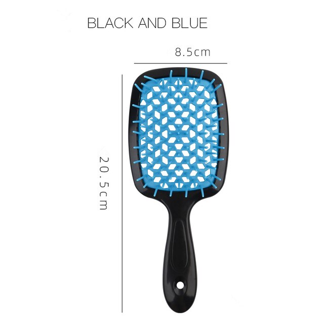 Adjust Hair Brush Scalp Massage Comb Women Detangle Hairbrush Comb Health Care Comb for Salon Hairdressing Styling: Style B -1