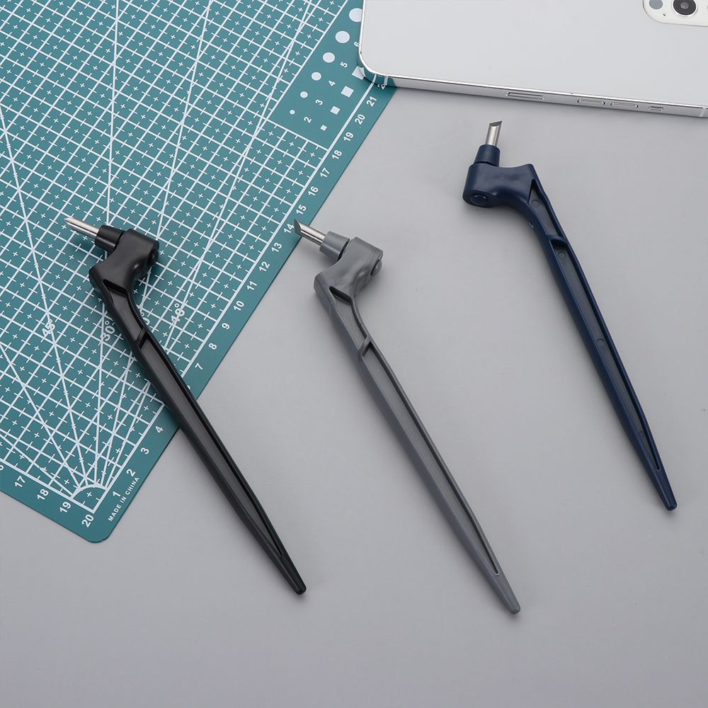 360-degree Rotating Craft Cutting Carving Tools Stainless Steel Crafting DIY Handmade Crafting Slice for Scrapbooking Stencil