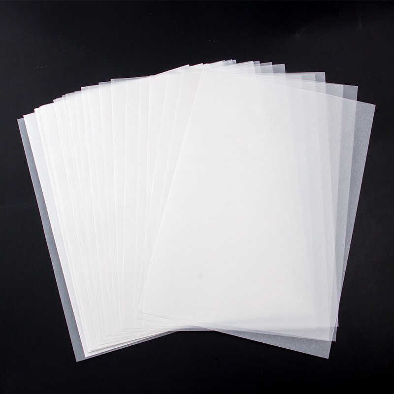 50 Stuks Transfer Papier 73G A3/A4 Zwavelzuur Papier Papel Transfer Art Linyi Transparante Tracing Papier schets Tekening