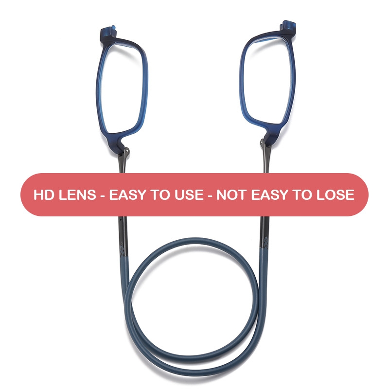 Gafas de lectura magnéticas portátiles para hombres, gafas de lectura con imán para colgar en el cuello, gafas para presbicia para mujeres