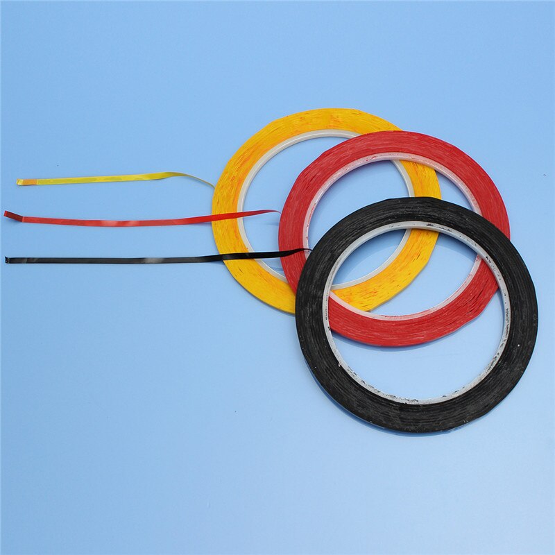 1pcs 3mm Length 13M Self Adhesive positioning tape marking tape whiteboard color discrimination warning drawing grid line