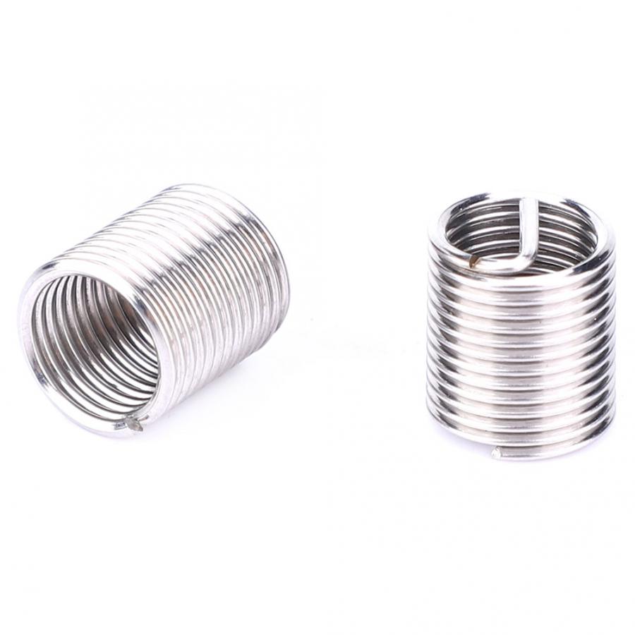 Rvs 20 -delige draadreparatieset  m8 x 1 rvs-tapset voor het repareren van binnendraad en inzethuls