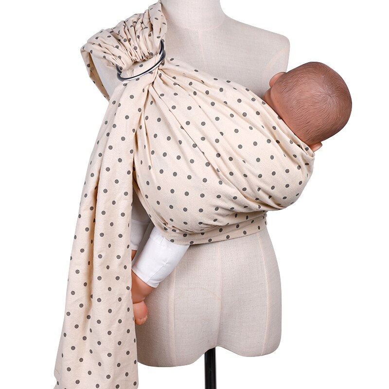 Infant Baby Back Scarf Carrier Kid Fashionable Baby Sling Wrap Cotton Soft Breathable Newborn Back Scarf Portable Baby Sling: 04