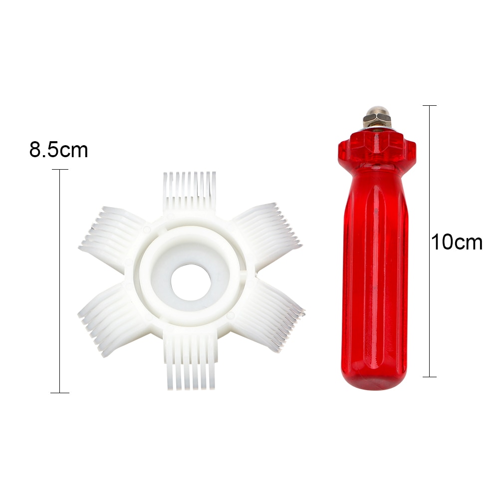 FORAUTO Car Radiator Condenser Evaporator Car Wash Brush Air-conditioning Radiator Cleaner Plastic Car Cleaning Tools